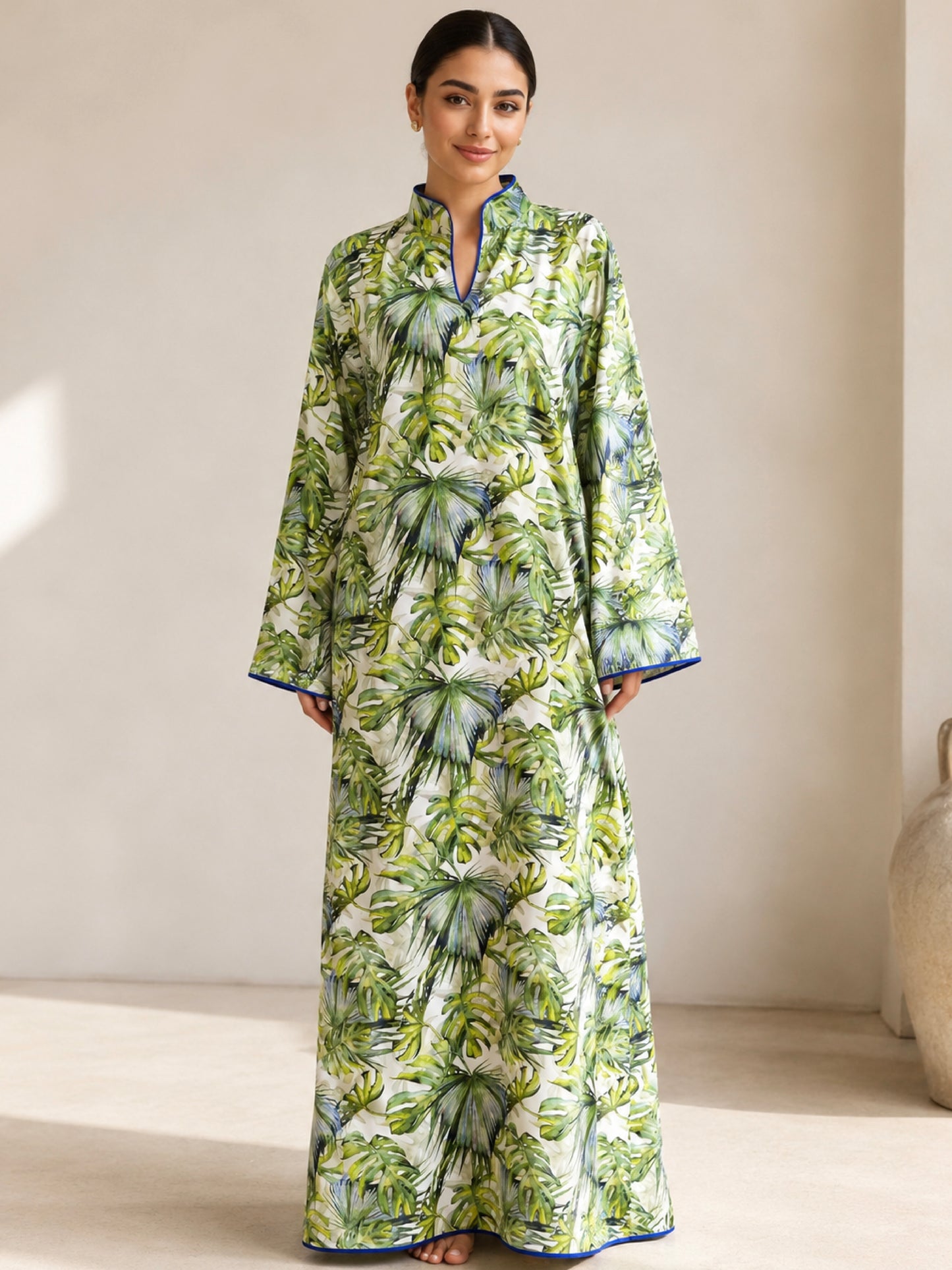 ZY-101 Tropical Leaf Jalabiya