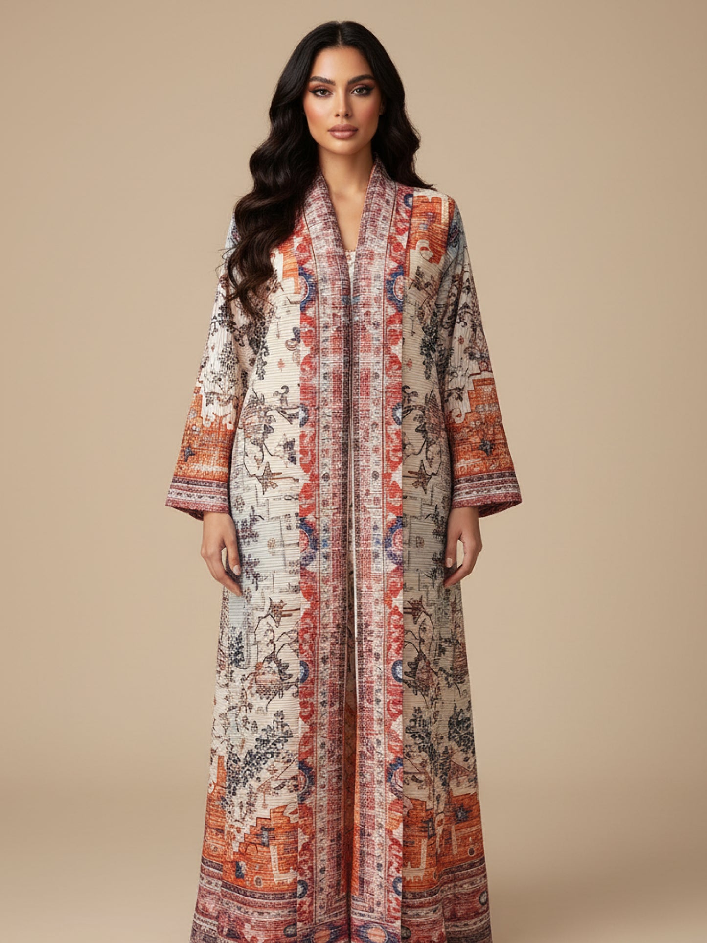 Abaya ZY-001 Multi-Color Print