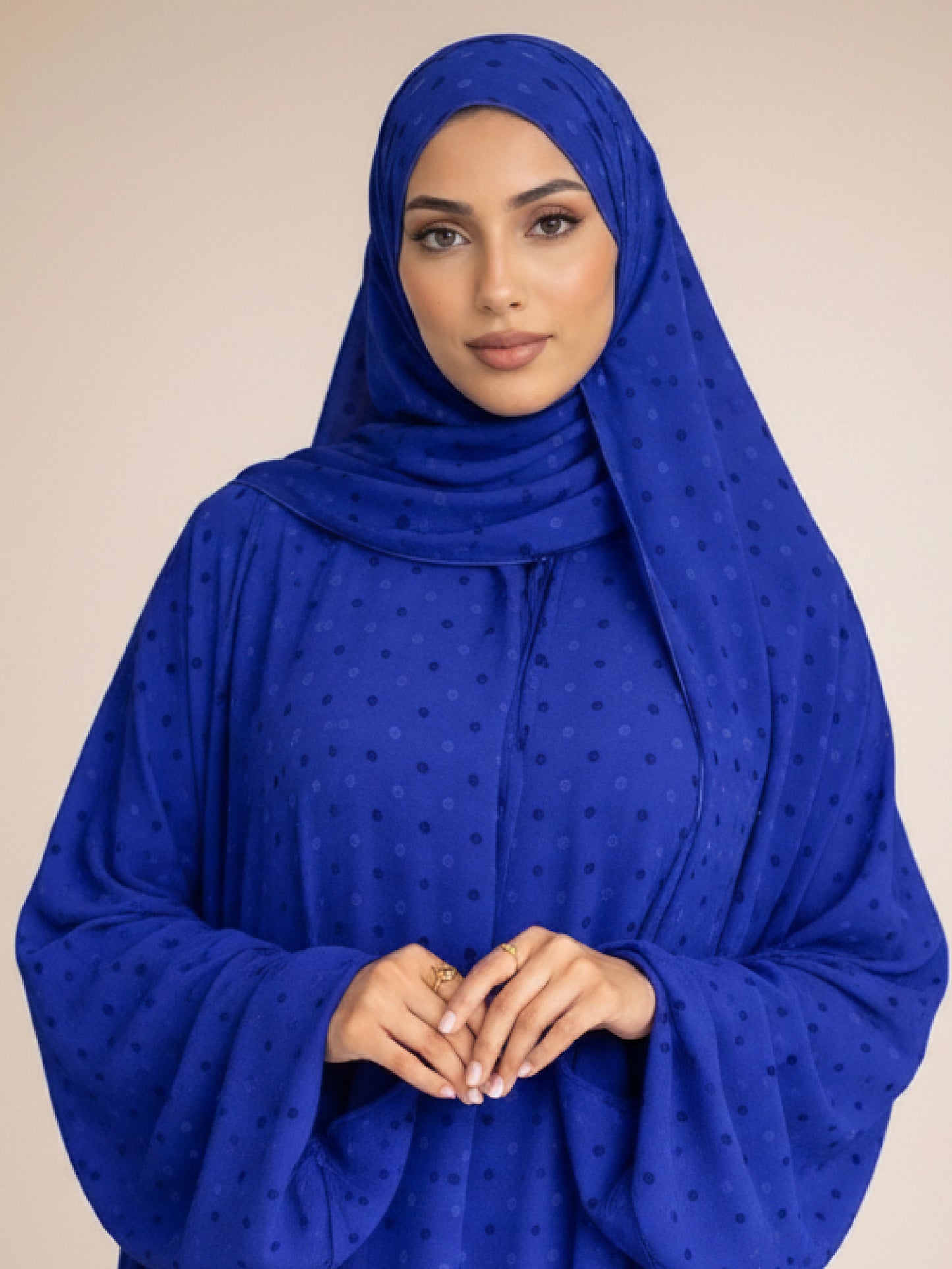 ZY-050 blue Prayer Abaya