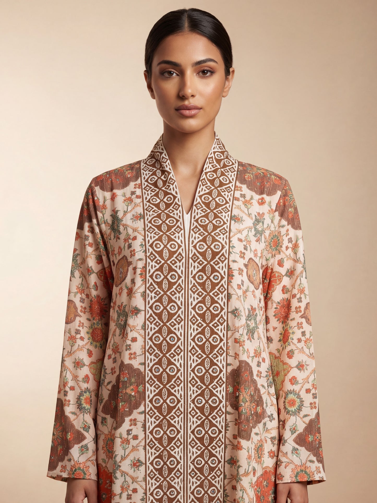 ZY-071 Heritage Pattern Panel Jalabiya