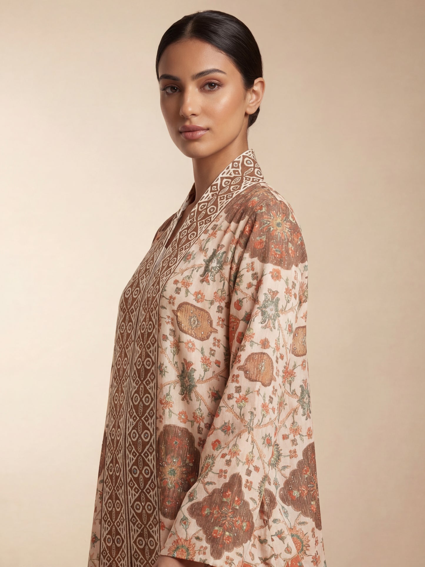 ZY-071 Heritage Pattern Panel Jalabiya