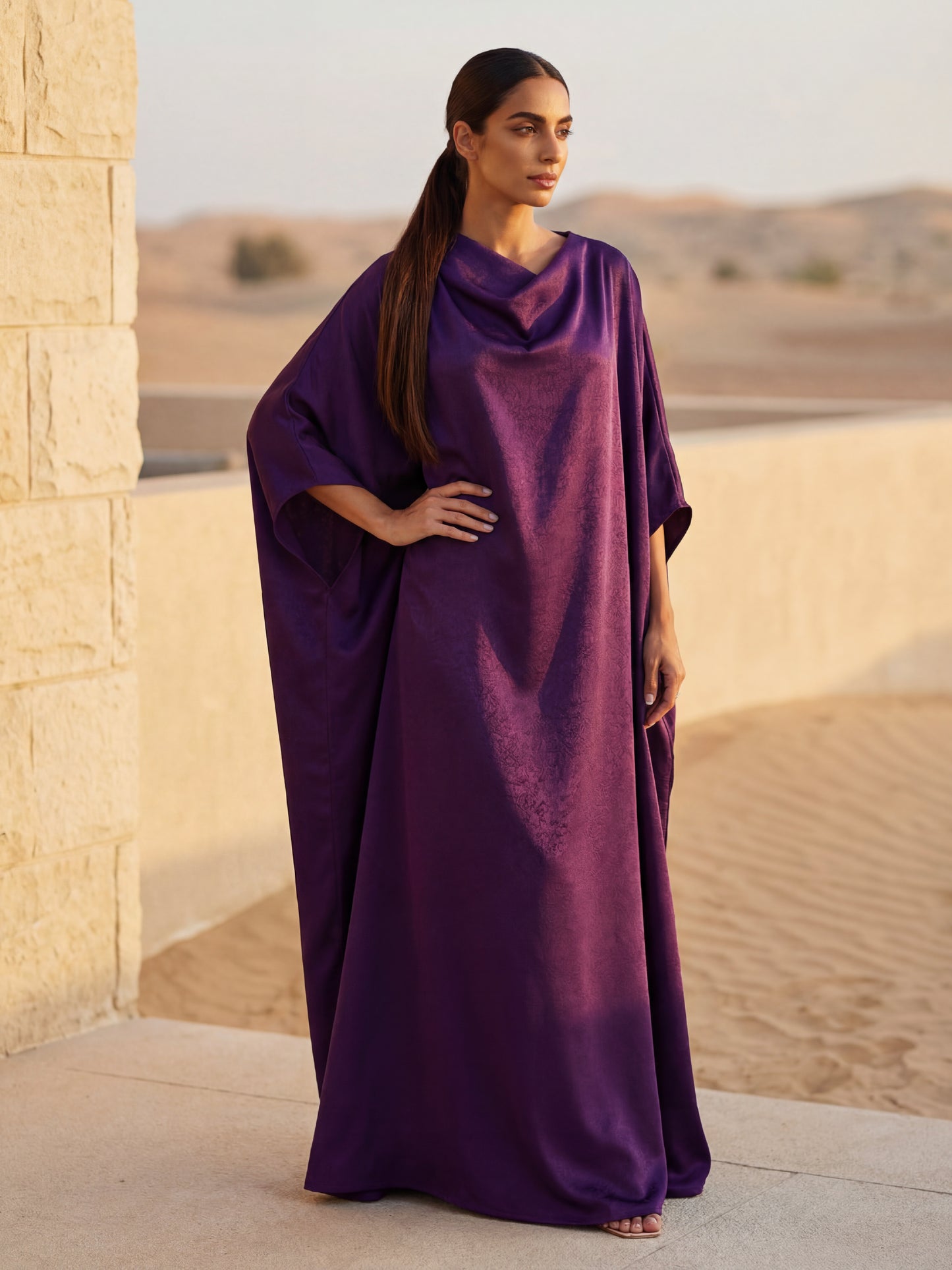 ZY-074 Royal Purple Jalabiya