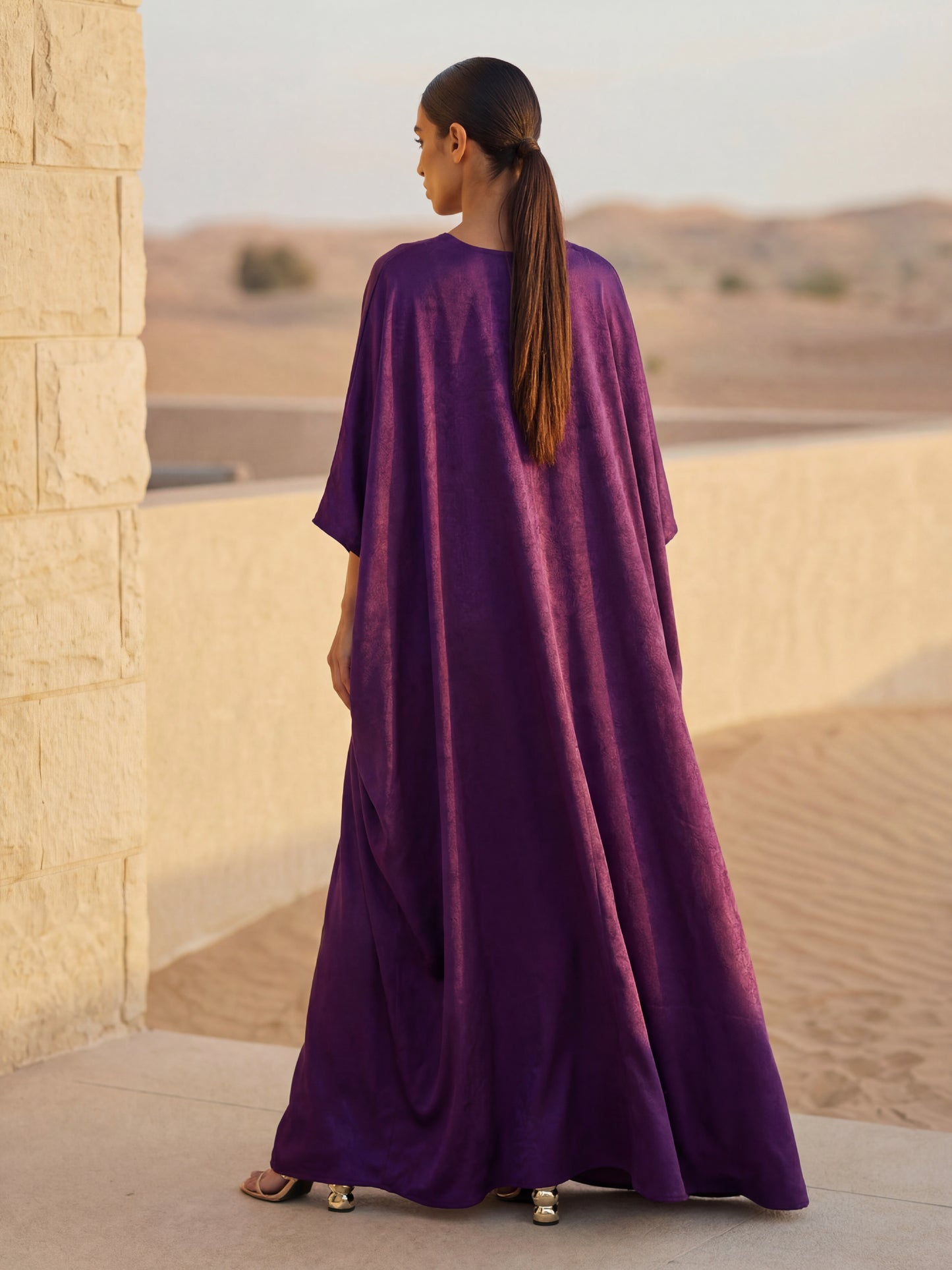 ZY-074 Royal Purple Jalabiya